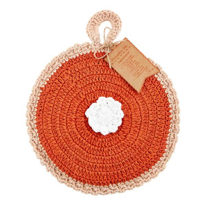 Mud Pie Pumpkin Pie Crochet Pot Holder