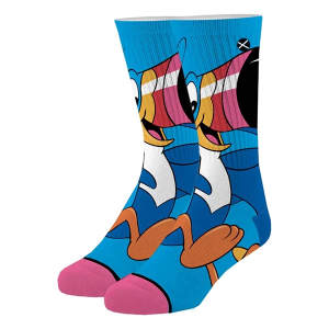 ODD SOX Froot Loops Follow Your Nose Crew Socks Youth Large Blue Singles