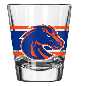 Logo Brands Boise State Broncos Stripe Shot Glass
