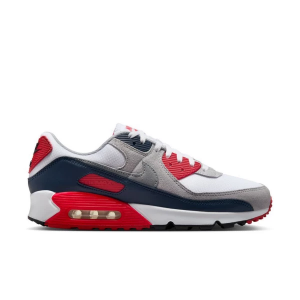 Men's Nike Air Max 90 Sneakers 11 Regular White/Cool Grey/University Red