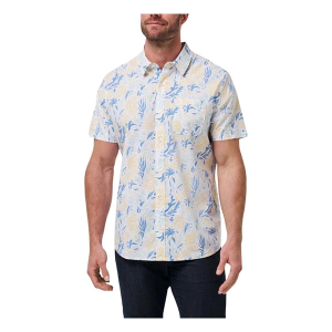 Men's TravisMathew Souvenir City Button Up Shirt 2XLarge White