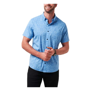 Men's TravisMathew Canopy Breeze Button Up Shirt 2XLarge Pacific Coast