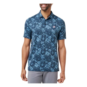 Men's TravisMathew Poolside Paradise Polo XLarge Total Eclipse