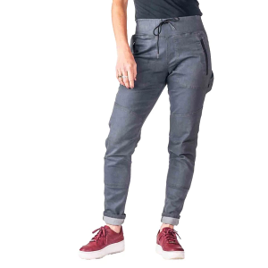 Women's Dovetail Workwear Christa DIY Work Utility Pants 16 Magnet Grey Denim