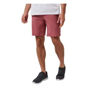 Men's TravisMathew Travel Year Hybrid Shorts 30 Heather Roan Rouge