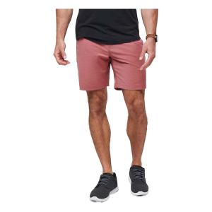 Men's TravisMathew Men's TravisMathew Tech Chino Hybrid Shorts Hybrid Shorts 42 Heather Roan Rouge