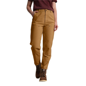 Women's Carhartt Vintage Fit High Rise Duck Double-Front Work Utility Pants 4 Carhartt Brown