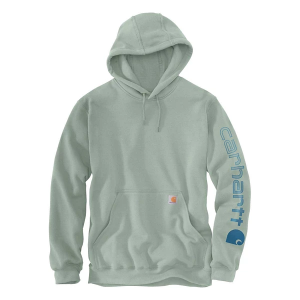 Men's Carhartt Loose Fit Midweight Logo Sleeve Graphic Work Hoodie 2XLarge Seabrook