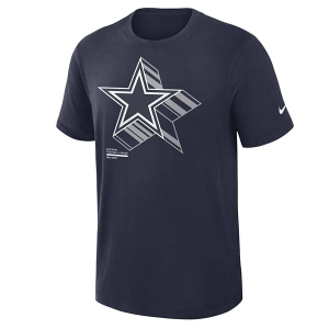 Dallas Cowboys Nike Slub T-Shirt Large Navy