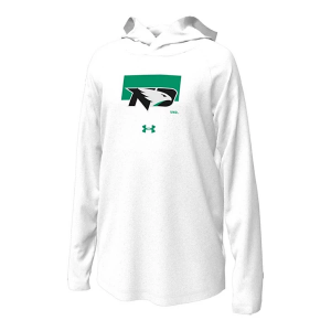 North Dakota Fighting Hawks Under Armour Kids Hoodie Large White