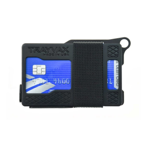 Trayvax Wallets Armored Summit Card Holder Shadow Black