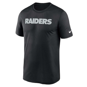 Las Vegas Raiders Nike Legend Wordmark T-Shirt Large Black