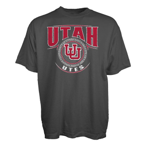 Utah Utes Blue 84 Average High T-Shirt Medium Coal