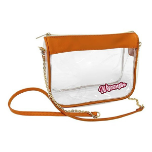 Logo Brands Wisconsin Badgers Hype Clear Bag