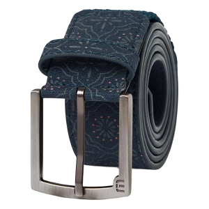 Men's TravisMathew World Link Canvas Hybrid Stretch Belt 34 Mood Indigo