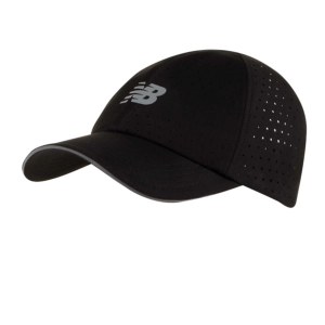 New Balance 6 Panel Pro Run Adjustable Hat One Size Black