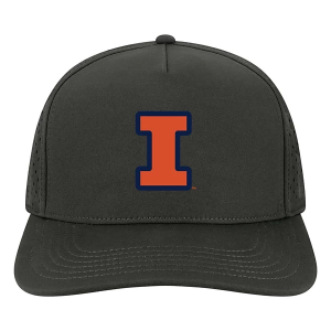 Illinois Fighting Illini Legacy Athletic Ycut Kids' Adjustable Hat One Size Black
