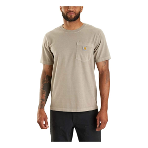 Men's Carhartt Re-Engineered Relaxed Fit Lightweight Garment Dyed Pocket T-Shirt Medium Greige