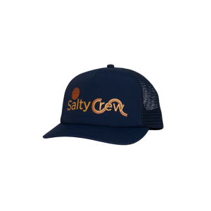 Women's Salty Crew Sunny Foamy Trucker Snapback Hat One Size Navy