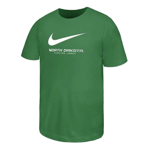 North Dakota Fighting Hawks Nike Swoosh Kids' T-Shirt XLarge Green