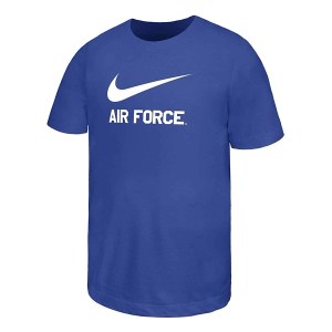 Air Force Falcons Nike Swoosh Kids' T-Shirt XLarge Royal