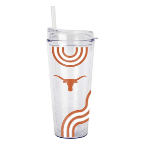 Logo Brands Minnesota Golden Gophers 22oz. Waves Double Wall Clear Tumbler