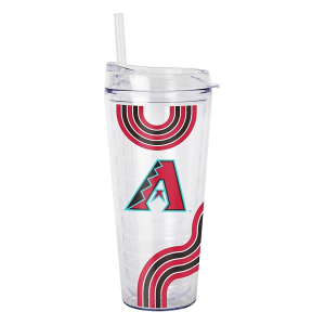 Logo Brands Arizona Diamondbacks 22oz. Waves Double Wall Clear Tumbler