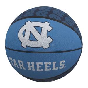 Logo Brands North Carolina Tarheels Logo Mini-Size Rubber Basketball