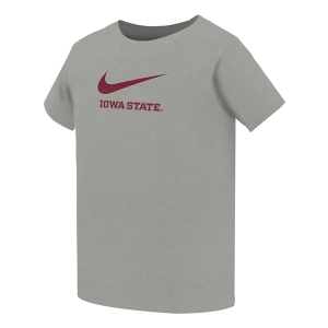Iowa State Cyclones Nike Swoosh Toddler T-Shirt 4T Heather Grey