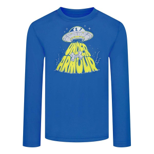 Under Armour UFO Tech Long Sleeve T-Shirt Toddler 2T Blue Atlantis