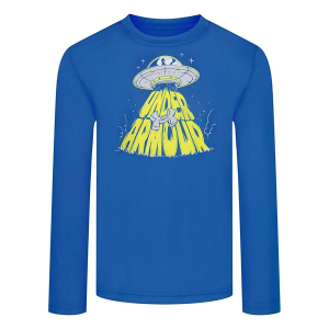 Kids' Under Armour UFO Tech Long Sleeve T-Shirt 5 Blue Atlantis