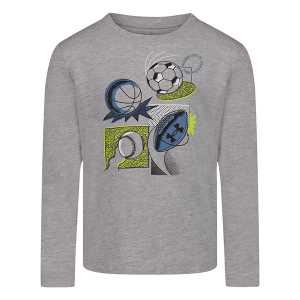 Kids' Under Armour Sports Long Sleeve T-Shirt 4 Mod Grey Heather