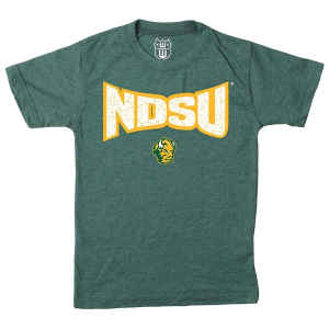 North Dakota State Bison Wes and Willy Team Basic Toddler T-Shirt 4T Dark Green