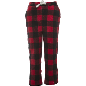 Kids' Fornia Fleece Drawstring Pajama Pants Medium Red Buffalo