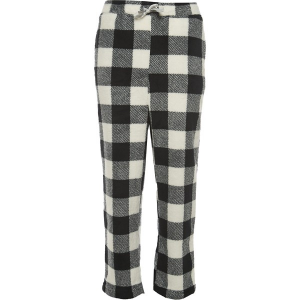 Kids' Fornia Fleece Drawstring Pajama Pants XLarge White Buffalo