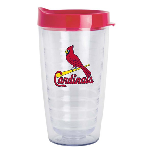Logo Brands St. Louis Cardinals 16oz. Flipside Double Wall Clear Tumbler