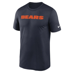 Chicago Bears Nike Legend Wordmark T-Shirt XLarge Navy