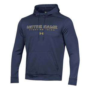 Notre Dame Fighting Irish Under Armour Hoodie Medium Navy