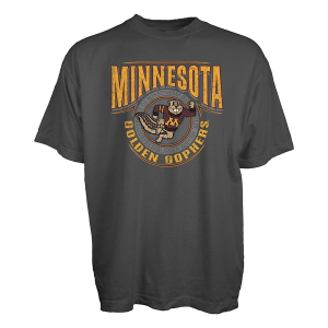 Minnesota Golden Gophers Blue 84 Average High T-Shirt Small Coal