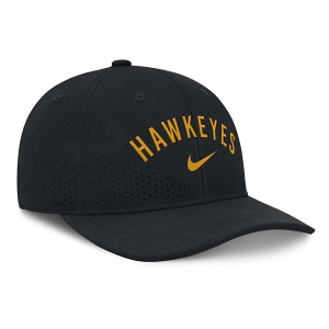 Iowa Hawkeyes Nike Rise Premium Flexfit Hat M/L Black