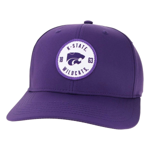 Kansas State Wildcats Legacy Bowler Flexfit Hat S/M Purple