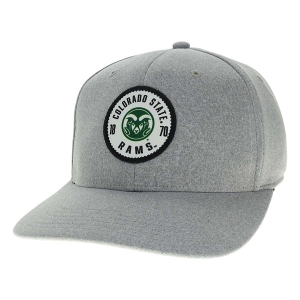 Colorado State Rams Legacy Bowler Flexfit Hat S/M Heather Grey