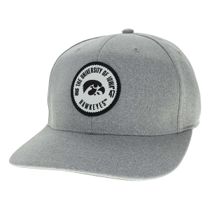 Iowa Hawkeyes Legacy Bowler Flexfit Hat S/M Heather Grey