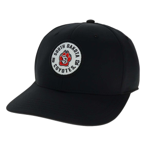 South Dakota Coyotes Legacy Bowler Flexfit Hat M/L Black