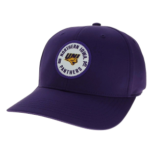 Northern Iowa Panthers Legacy Bowler Flexfit Hat M/L Purple