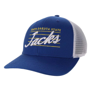 South Dakota State Jackrabbits Legacy Scripty Adjustable Hat One Size Royal/White