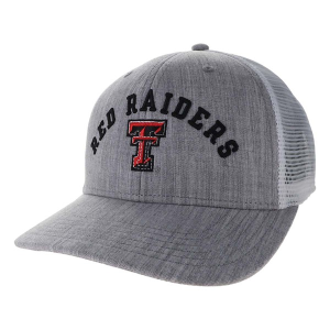 Texas Tech Red Raiders Legacy Bridge Adjustable Hat One Size Grey Heather White