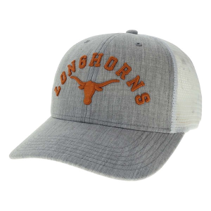 Texas Longhorns Legacy Bridge Adjustable Hat One Size Grey Heather White
