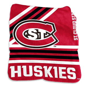 Logo Brands St. Cloud State Huskies 50x60 Raschel Throw