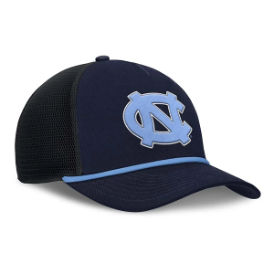 North Carolina Tar Heels Nike Rise Mesh Flexfit Hat M/L Navy